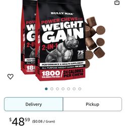 Bully Max Weight Gain Chews