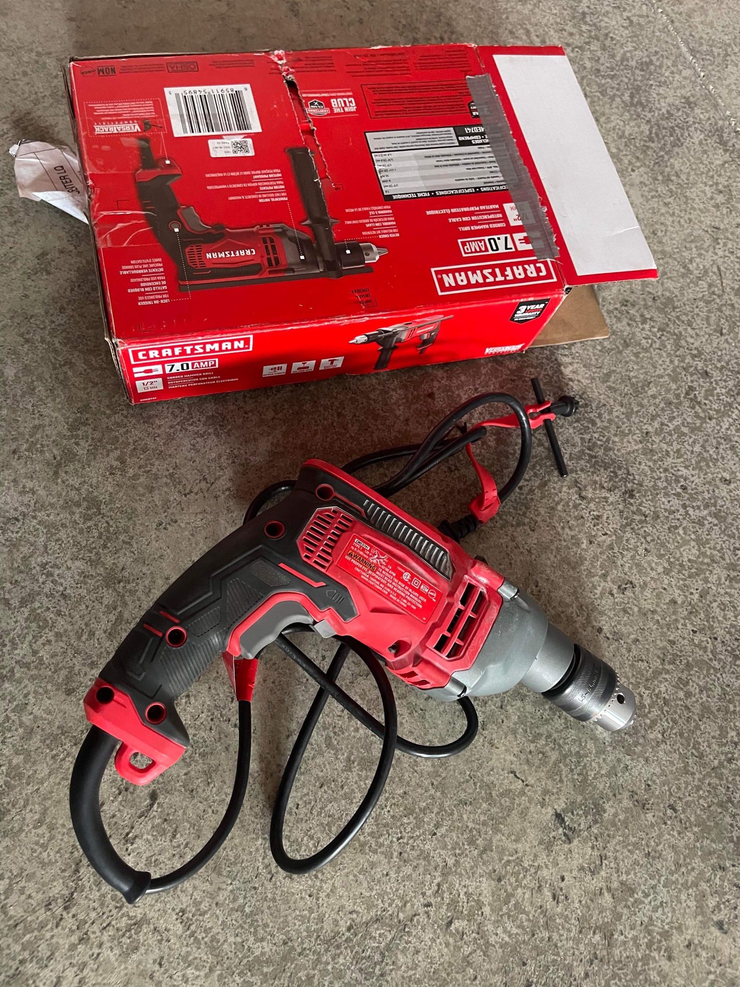 Corded Hammer Drill