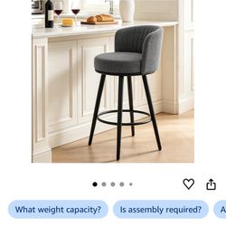 Modern Swivel Bar Stool – Brand New
