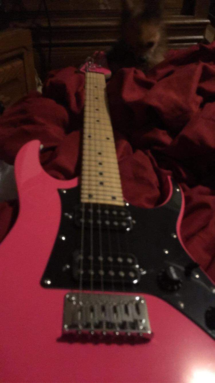 Hot pink Ibanez Gio Electric Guitar
