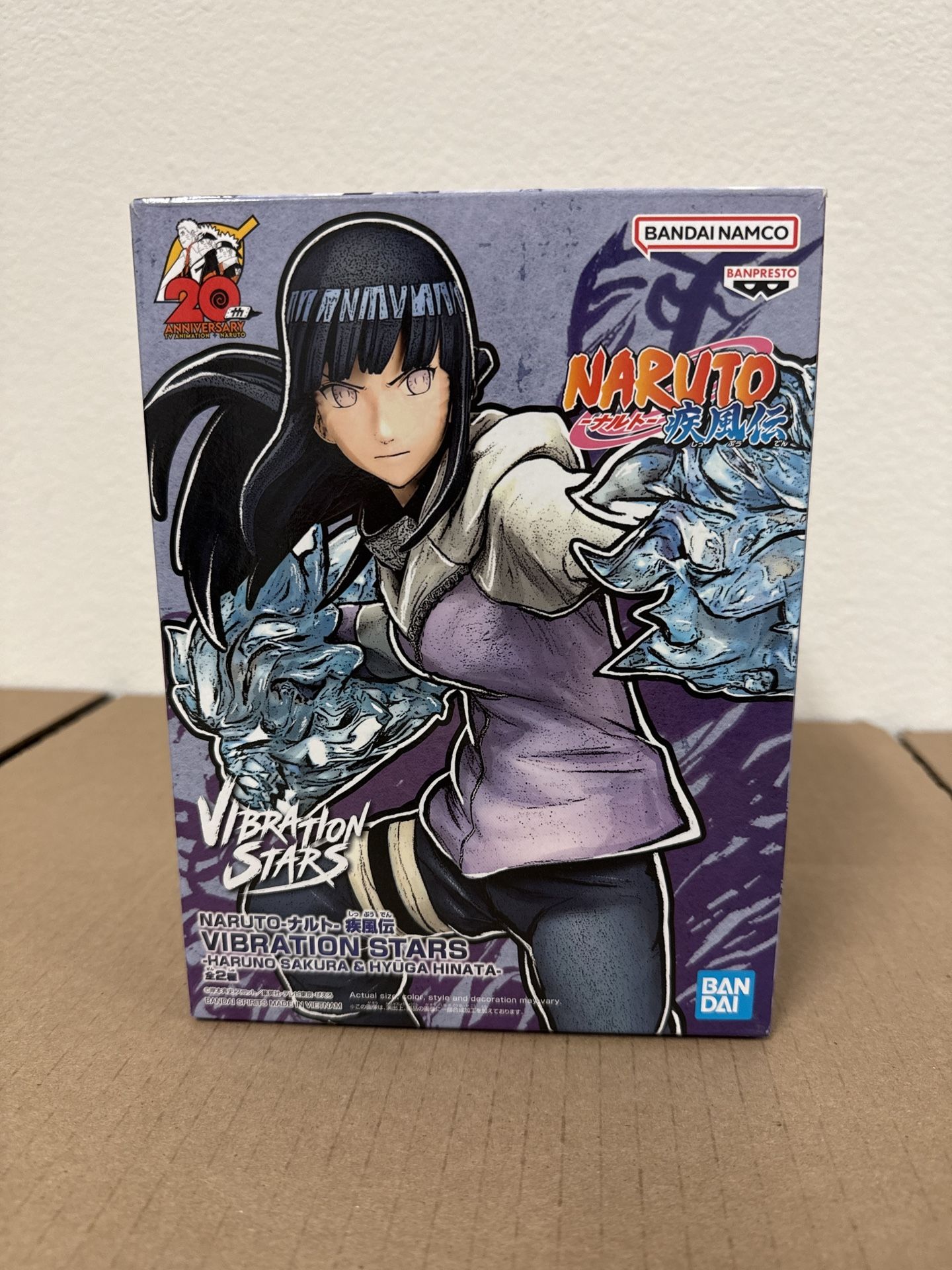 Naruto Shippuden Vibration Stars Hinata Hyuga Banpresto Authentic Japan
