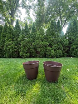 Big 🌺flower 🌸pots, set of two
