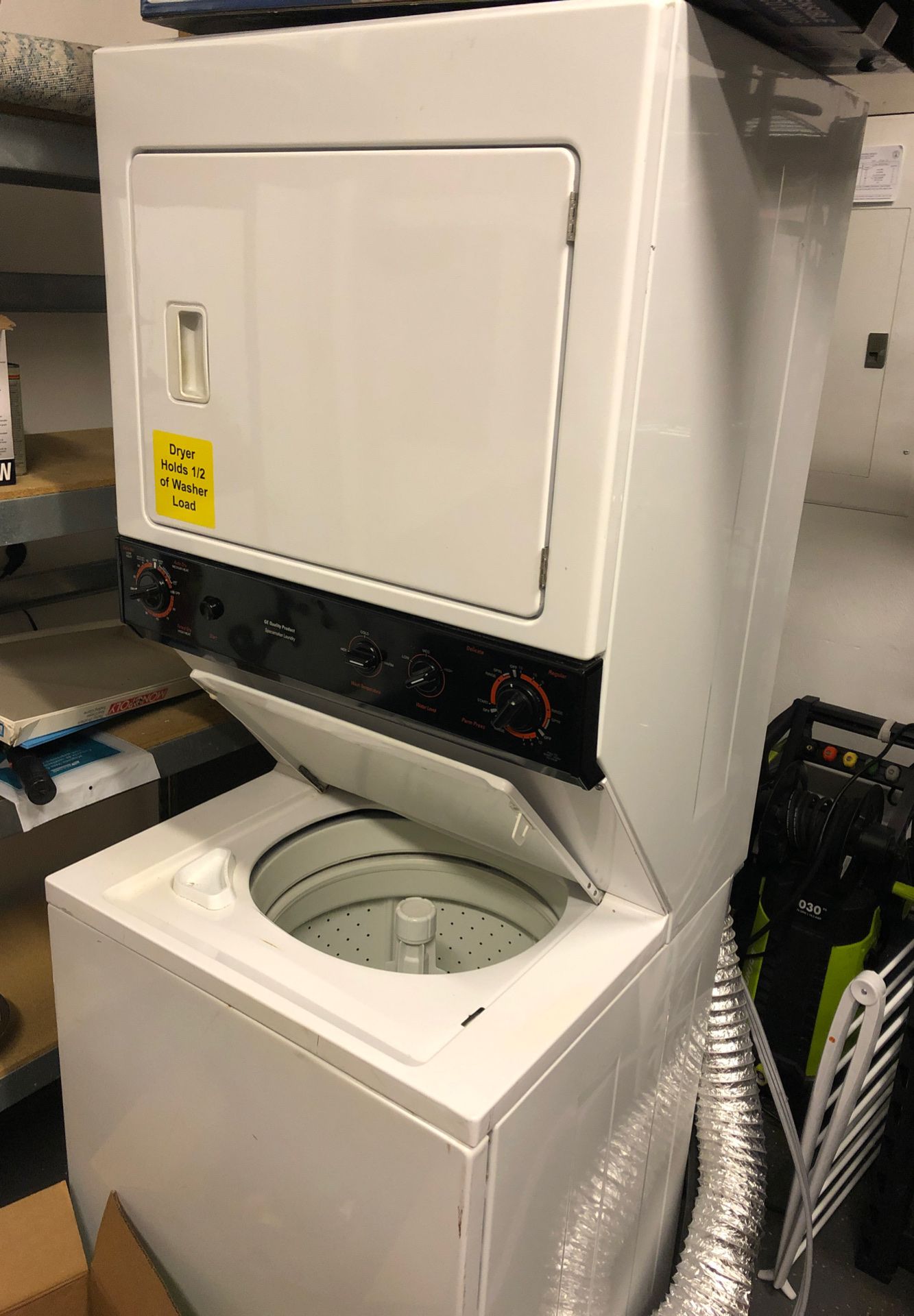 Single unit washer/dryer