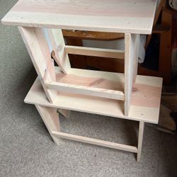 Home Made Wooden Bench 