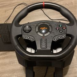 Gaming Wheel And Pedal