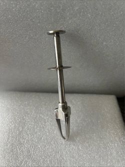 VTG Working Swedish 4” Olive/Pickle/Appetizer/Sugar Cube Mechanical 3 Prong Tong/Fork