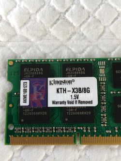 Laptop Ram KTH-X3B/8G