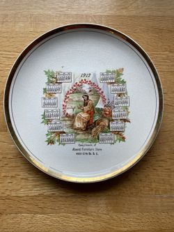 Rare 1912 Advertising Plate