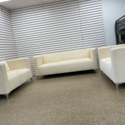 Sofa + Loveseat + Chair Brand New Set $550 Only 