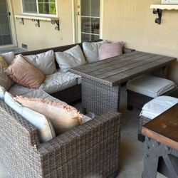 Outdoor Couch & Table