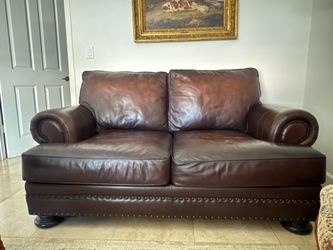 Leather Sofa - Bernhart