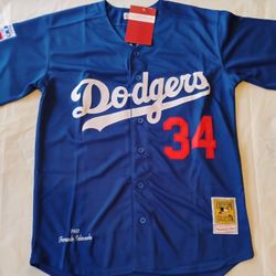 4 5 And 6x Fernando Valenzuela Los Angeles Dodgers Jerseys 100$