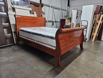 Queen bed and mattress