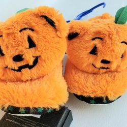 BRAND NEW PUMPKIN HALLOWEEN KID'S SHOES SIZE 1-2 