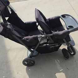 STROLLER BLACK 3 KIDS FIT joovy easy to clean 3 kids