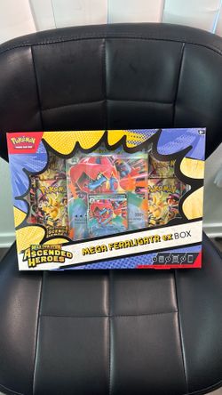 Pokemon Ascended heroes Mega Feraligatr Ex Box