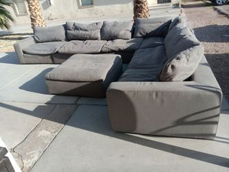 //////BEST OFFER///// 7 Piece Gray Cloud Sectional Sofa Couch-DELIVERY AVAILABLE!!!!!!!