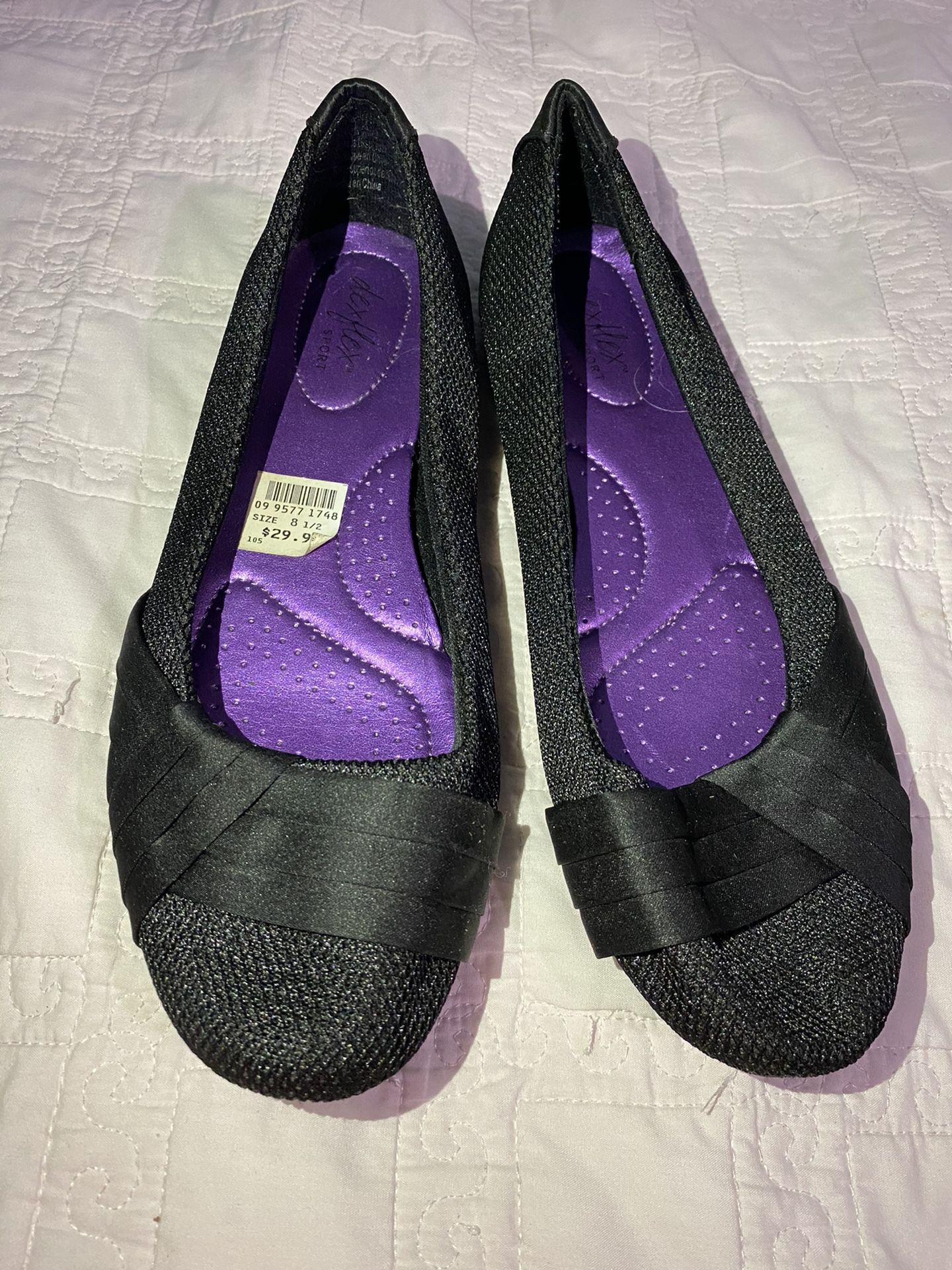 Payless Flats. Black shoes.