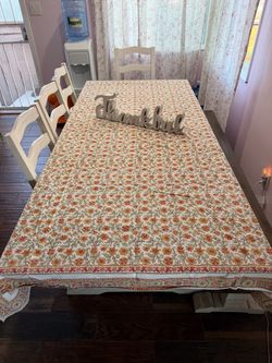 Autumn Table Cloth and set of 10 napkins