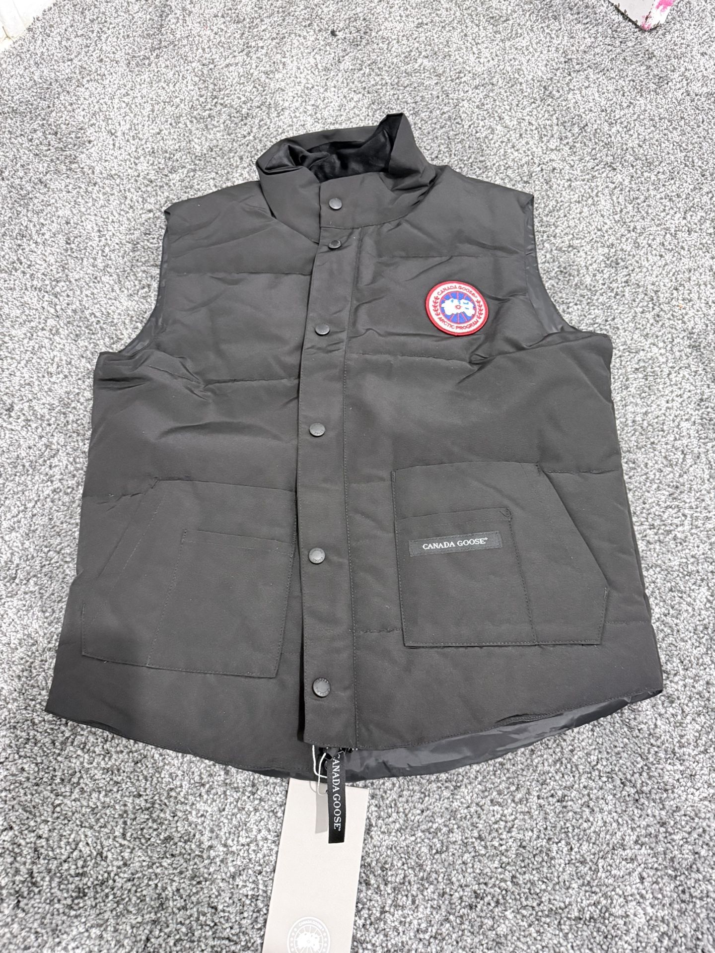 Canada Goose Black Vest – Brand New, $200 (Retail $400+)
