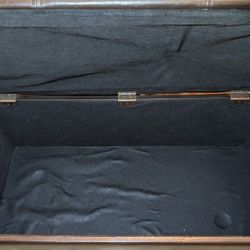 Pleather Ottoman With Storage