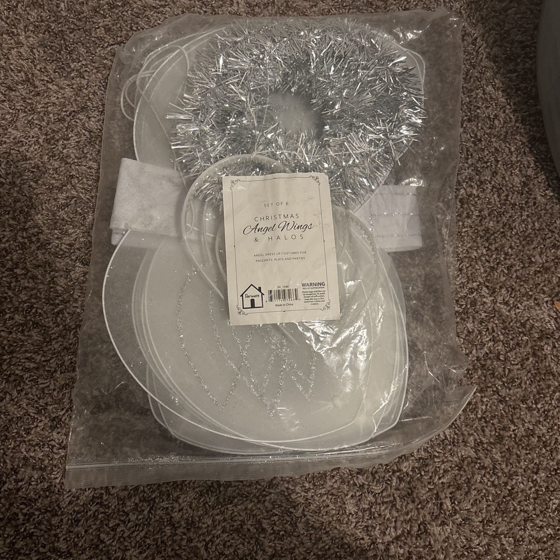 6pc Halloween/Christmas Angel, Fairy Costumes 