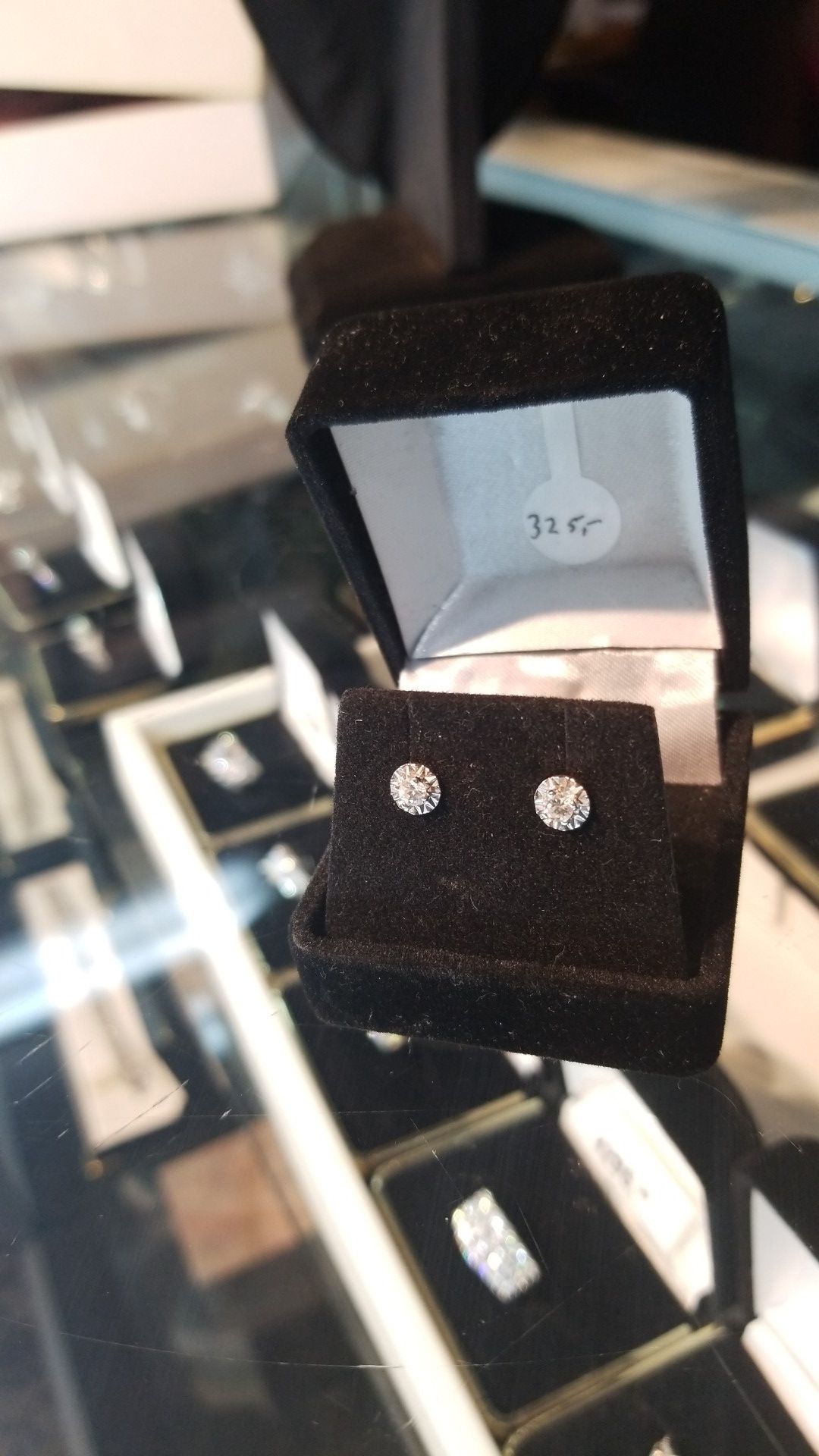 Diamond earrings