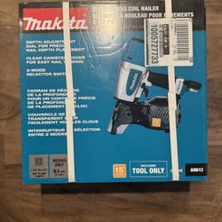 Makita Pneumatic 2-1/2 in. 15° Siding Coil Nailer