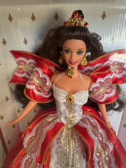NEW NRFB 1997 10th Anniversary Happy Holidays Christmas Barbie Limd Ed (Rare Doll Error) #17832