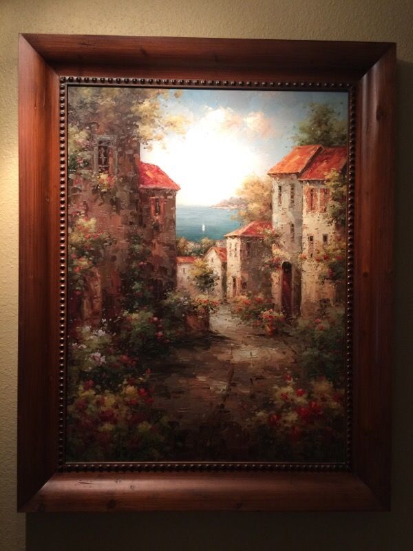 Framed Oil Painting