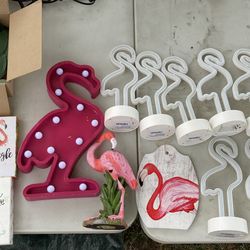 Flamingo Decoration Birthday Bundle
