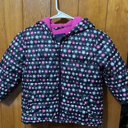 Girls Size 4t Faded Glory Puffer Jacket 