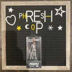 Figpin #399 Black Widow (white Outfit) Target Exclusive