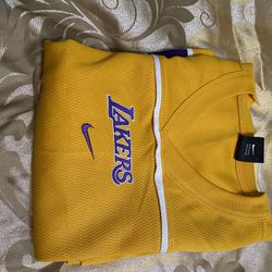 Nike Authentic Lakers Mesh Warm Up Jersey (Size LGG)