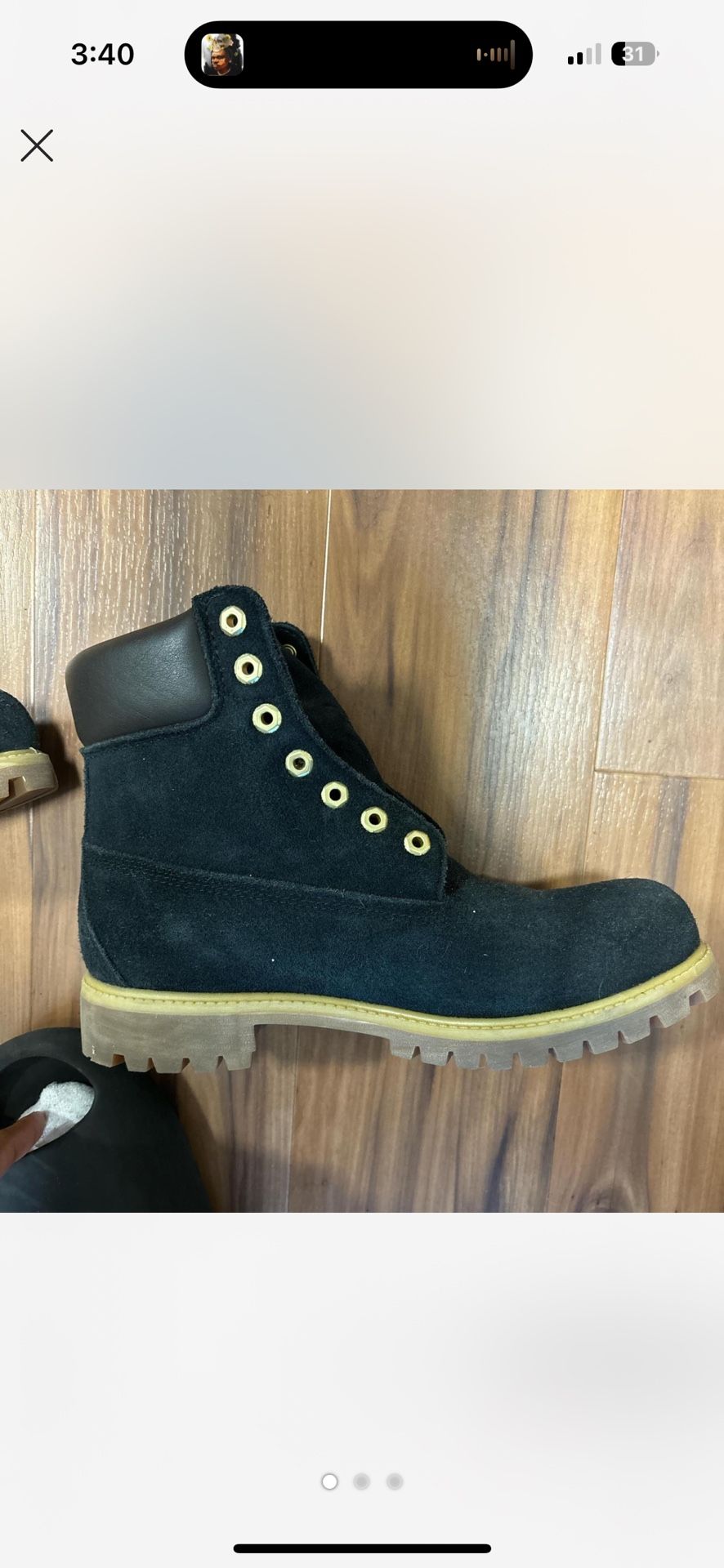Nayv Blue Timberland Boots