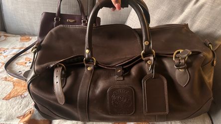 Ghurka Dark Brown Leather Duffle Bag