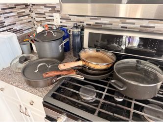 Pots pans, dishes etc.