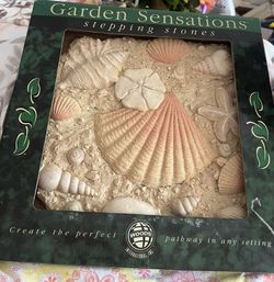 garden sensations stepping stones shells nib