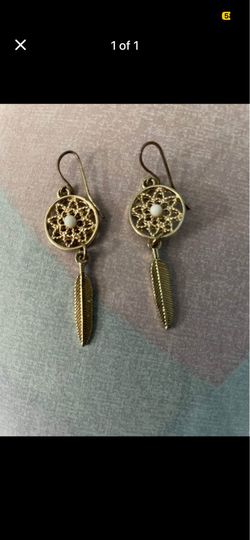 Dream catcher earrings