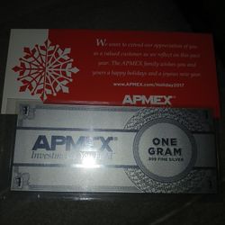 APMEX SILVER NOTE 