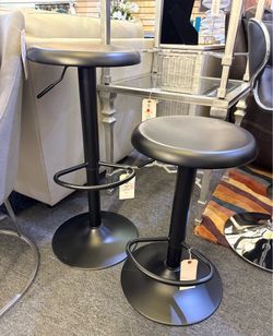 Black Metal Barstool (each)