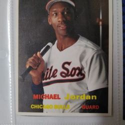 ***RARE***MICHAEL  JORDAN BASEBALL ROOKIE