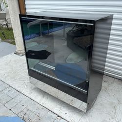 Retail Glass Display Showcase Countertop Cabinet - Black
