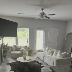 Cream Sofa - Like New