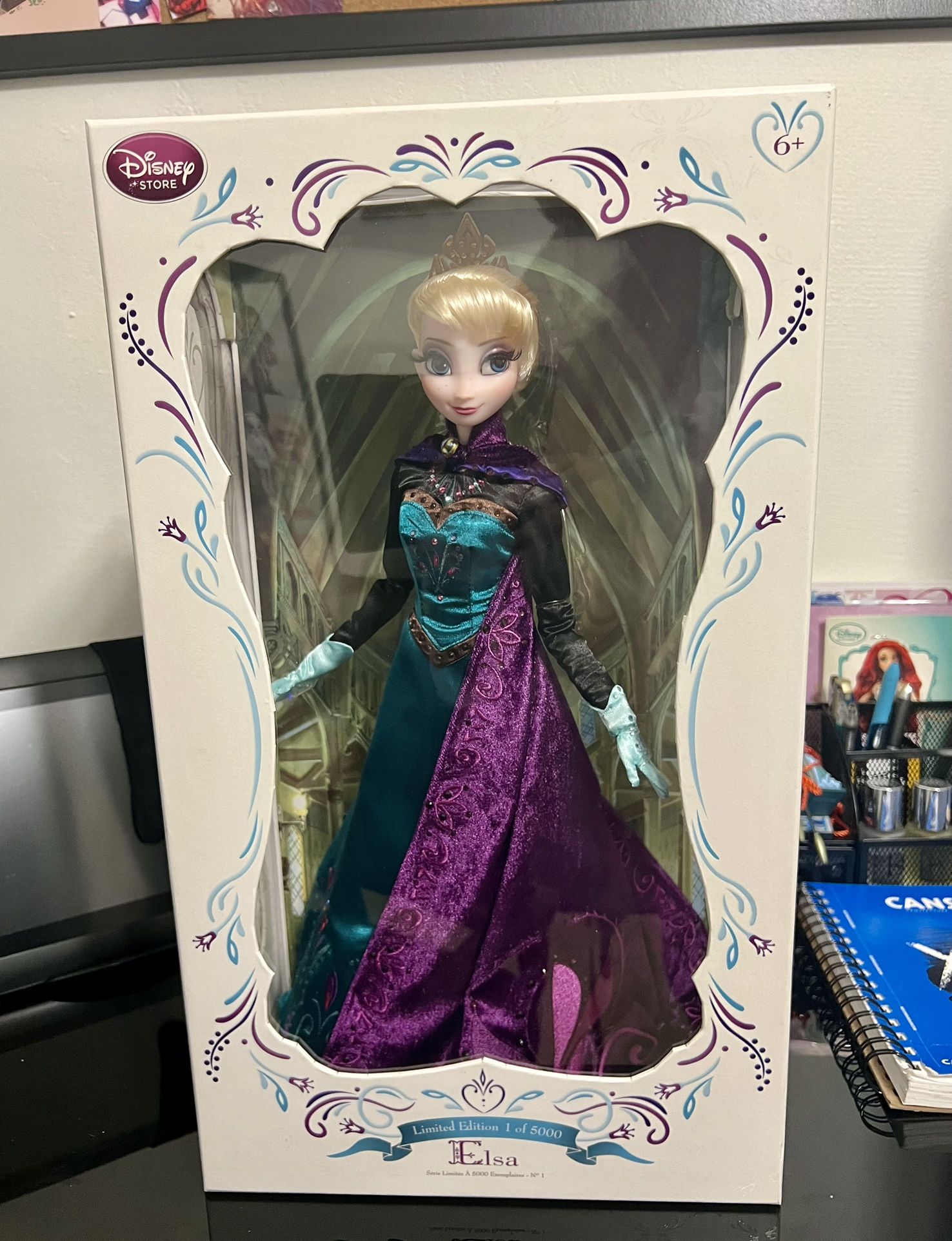 Disney Store Limited Edition 17” Frozen Elsa Coronation Doll NIB
