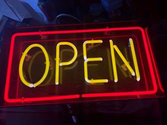 Neon Open sign
