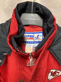 Kansas City Chiefs NFL Pro Sport Vintage 90s Hooded Coat 