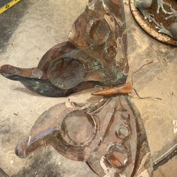 Copper Butterfly Figure 