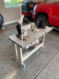 Leather sewing machine
