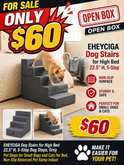OPEN BOX EHEYCIGA Dog Stairs